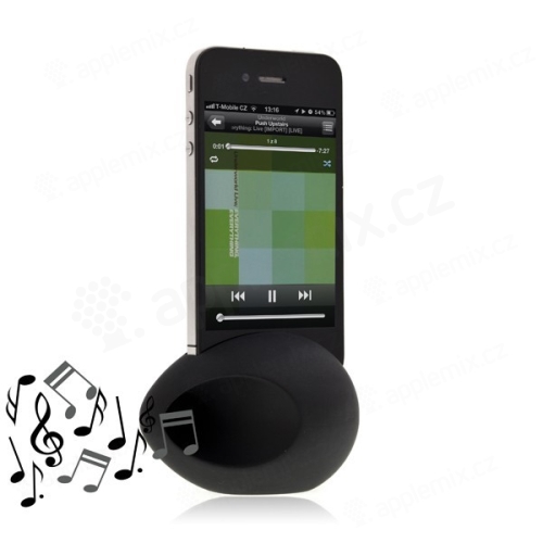 Hudební zesilovací vajíčko a stojan pro Apple iPhone 4 / 4S