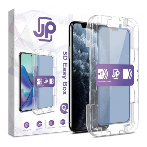 Tvrzené sklo (Tempered Glass) JP Easy Box pro Apple iPhone Xs Max / 11 Pro Max- 2,5D - rámeček pro nalepení