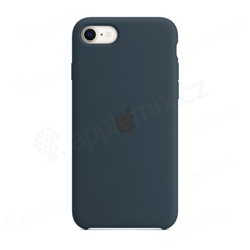 Originální kryt pro Apple iPhone 7 / 8  / SE (2020) / SE (2022) - silikonový - hlubokomořsky modrý