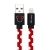 Synchronizační a nabíjecí kabel DISNEY pro Apple zařízení - myška Minnie - puntíky - červený