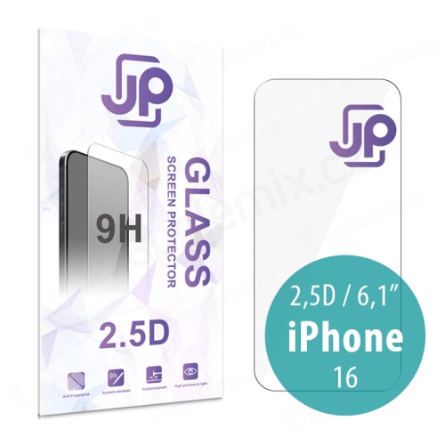 Tvrzené sklo (Tempered Glass) JP pro Apple iPhone 16 - 2,5D - čiré