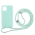Kryt pre Apple iPhone 11 Pro + farebná šnúrka - gumový - mätovo zelený