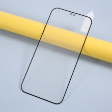 Tvrzené sklo (Tempered Glass) RURIHAI pro Apple iPhone 12 / 12 Pro - černý rámeček - 2,5D - 0,26mm
