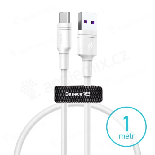 BASEUS USB-C - Synchronizačný a nabíjací kábel USB 3.0 - 1 m - biely