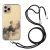 Kryt pro Apple iPhone 11 Pro - mramorová textura - šňůrka - gumový - šedý