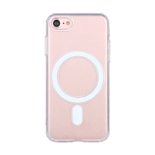 Kryt pro Apple iPhone 8 / SE (2020) - zesílené rohy - MagSafe magnety - plastový / gumový - průhledný