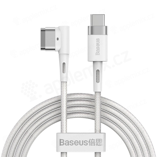 Nabíjací kábel BASEUS pre Apple MacBook - USB-C na MagSafe 1 - Šnúrka - 2 m - Biely