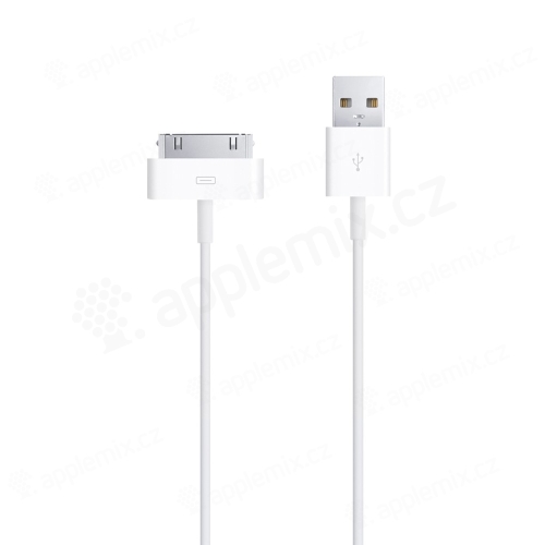 Originálny kábel Apple USB s 30pinovým konektorom 1 m - biely
