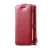 FLOVEME puzdro / peňaženka pre Apple iPhone 6 / 6S / 7 / 8 - umelá koža - červená