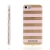 Kryt GUESS Ethnic Chic Stripes 3D pro Apple iPhone 7 / 8 gumový - růžový / zlatý