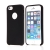 Kryt pro Apple iPhone 5 / 5S / SE - gumový - příjemný na dotek - výřez pro logo - černý