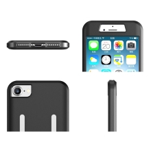 Sportovní pouzdro / kryt pro Apple iPhone 6 / 6S / 7 / 8 - pásek na ruku - gumové - černé