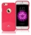 Kryt Mercury pro Apple iPhone 6 Plus / 6S Plus gumový s výřezem pro logo - jemně třpytivý - růžový