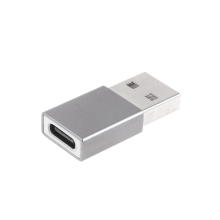 Redukce / adaptér USB-C samice / USB-A samec - šedá