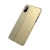 Kryt BASEUS pre Apple iPhone X - plastový / gumový - zlatý / zlatý priesvitný