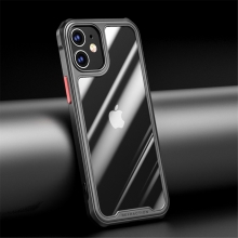 Kryt pro Apple iPhone 12 mini - plastový / gumový - barevná tlačítka - černý