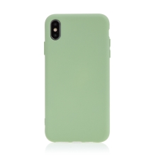 Kryt pro Apple iPhone Xs Max - příjemný na dotek - silikonový - zelený