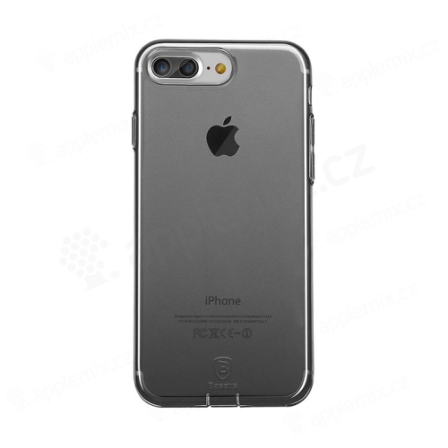 Kryt Baseus pro Apple iPhone 7 Plus / 8 Plus gumový / antiprachové záslepky - průhledný
