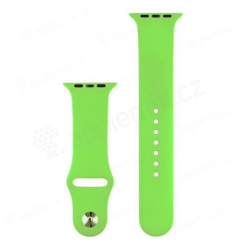 Remienok COTEetCI pre Apple Watch Ultra 49 mm / 45 mm / 44 mm / 42 mm - veľkosť M / L - silikónový - zelený