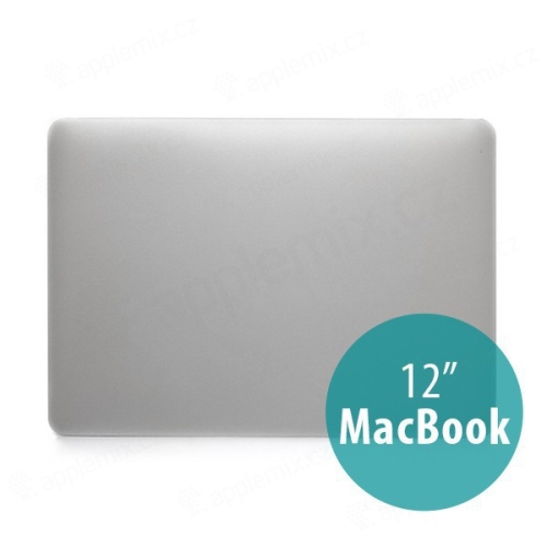 Plastový obal / kryt pro Apple MacBook 12 Retina (rok 2015) - stříbrný