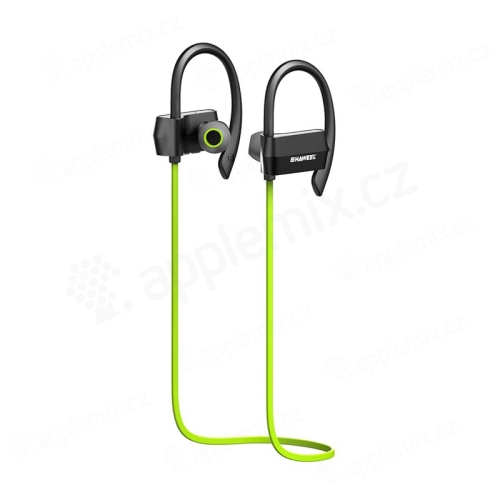 Sluchátka HAWEEL sportovní Bluetooth 4.1 s ovládáním a mikrofonem - zelená