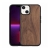 Kryt pre Apple iPhone 13 - gumový / drevený - orech