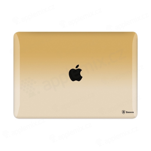 Obal / kryt BASEUS pro MacBook 12 Retina - plastový tenký - zlatý