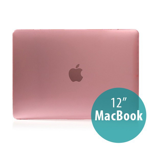 Tenký plastový obal / kryt pro Apple MacBook 12 Retina (rok 2015) - lesklý - růžový