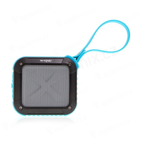 Reproduktor W-KING S7 outdoor Bluetooth - NFC, FM rádio a slot na TF karty - modrý