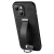 Kryt SULADA pre Apple iPhone 15 Plus - remienok + krúžok - ochrana fotoaparátu - syntetická koža - čierny