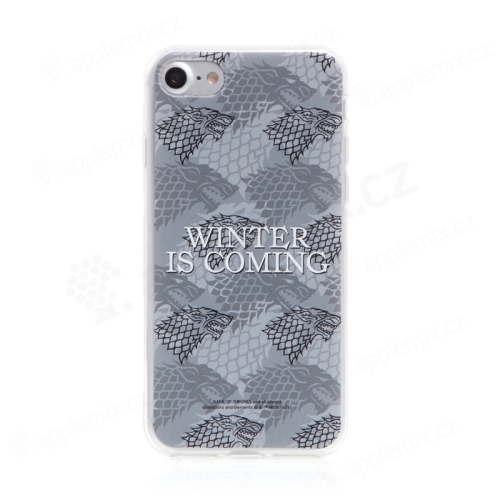 Kryt Game of Thrones pre Apple iPhone 7 / 8 / SE (2020) / SE (2022) - Winter is Coming - Gumený