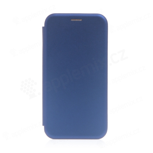 Pouzdro pro Apple iPhone 13 mini - umělá kůže / gumové - tmavě modré