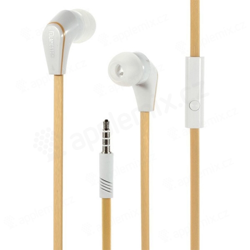 Sluchátka LANGSTON s mikrofonem a klipem pro Apple iPhone / iPad / iPod a další zařízení