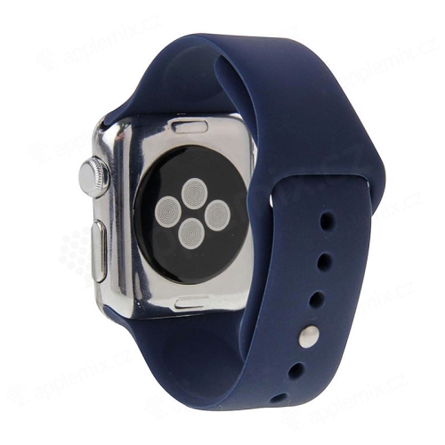 Řemínek pro Apple Watch 44mm Series 4 / 42mm 1 2 3 - velikost M / L - silikonový