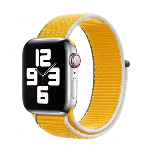 Originální řemínek pro Apple Watch 42mm / 41mm / 40mm / 38mm - nylonový - slunečnicově žlutý