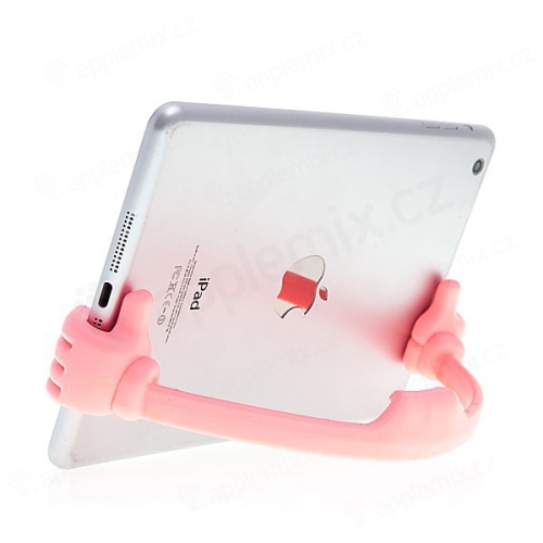 Flexibilní stojánek ruce pro Apple iPhone / iPad mini / iPod touch - růžový