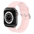 Remienok pre Apple Watch Ultra 49 mm / 45 mm / 44 mm / 42 mm - 3D prúžky - silikónový - svetlo ružový