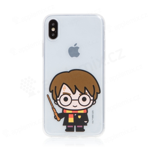 Kryt Harry Potter pre Apple iPhone X / Xs - gumový - Harry Potter - priehľadný