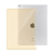 Kryt pro Apple iPad Pro 12,9 / 12,9 (2017) - výřez pro Smart Cover - gumový - zlatý