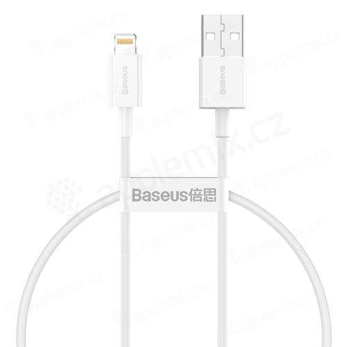 Synchronizačný a nabíjací kábel BASEUS - USB-A / Lightning - 25 cm - biely