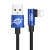 Synchronizační a nabíjecí kabel BASEUS MVP - lomená koncovka Lightning - modrý - 1m