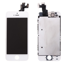 LCD panel + dotykové sklo (touch screen digitizér) pro Apple iPhone SE - osazený bílý - kvalita A