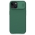 NILLKIN CamShield pre Apple iPhone 15 - Kryt fotoaparátu - Silikón - Tmavo zelený