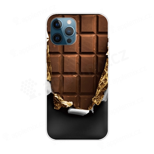 Kryt pro iPhone 12 Pro Max - gumový - tabulka čokolády