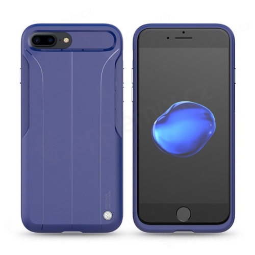 Kryt Nillkin Amp pro Apple iPhone 7 Plus / 8 Plus s pasivním zesilovačem zvuku - gumový - modrý