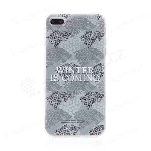 Kryt Game of Thrones pre Apple iPhone 7 Plus / 8 Plus - Zima prichádza - gumový
