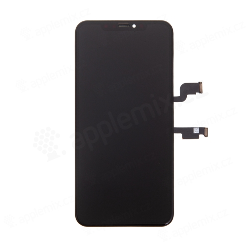 LCD panel + dotykové sklo (digitalizér dotykovej obrazovky) pre Apple iPhone Xs Max - čierne - kvalita A