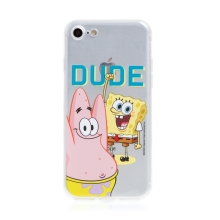Kryt Sponge Bob pro Apple iPhone 7 / 8 / SE (2020) / SE (2022) - gumový - Sponge Bob s Patrikem