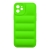 Kryt OBAL:ME Puffy pre Apple iPhone 12 - gumový - zelený