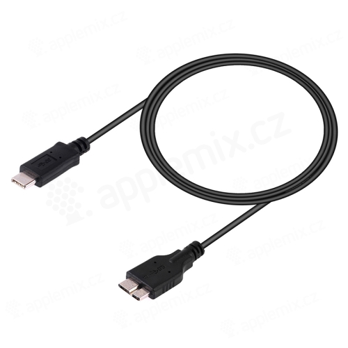 Kábel USB-C na Micro USB-B 3.0 - 1 m - hrubý - čierny